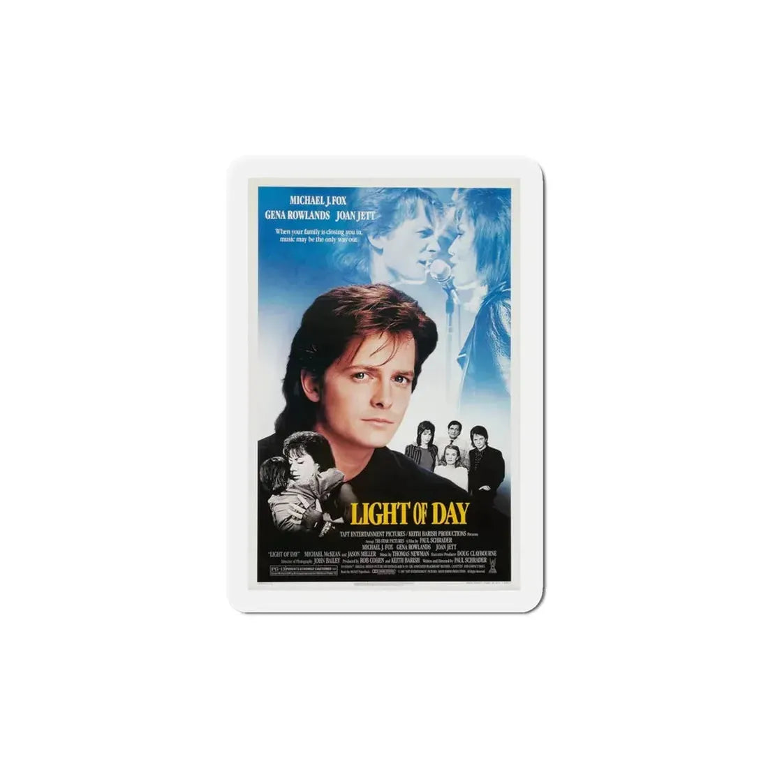 Light of Day 1987 Movie Poster Refrigerator Magnet - The Sticker Space