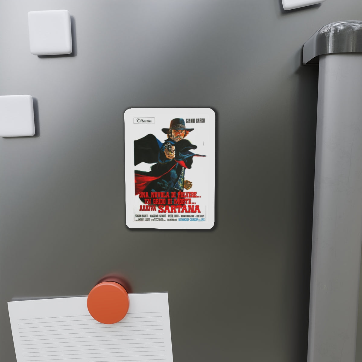 LIGHT THE FUSE... SARTANA IS COMING 1970 Movie Poster - Refrigerator Magnet-The Sticker Space