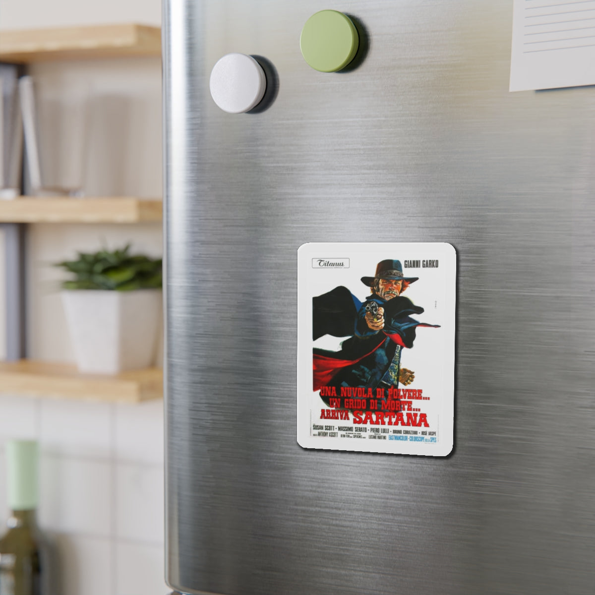 LIGHT THE FUSE... SARTANA IS COMING 1970 Movie Poster - Refrigerator Magnet-The Sticker Space