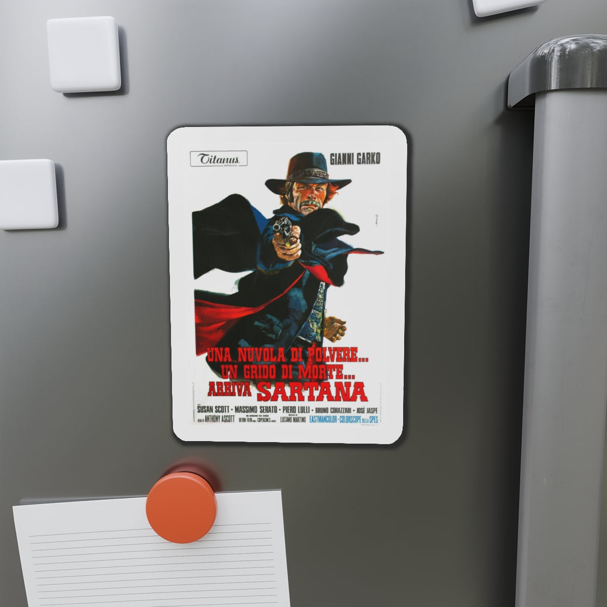 LIGHT THE FUSE... SARTANA IS COMING 1970 Movie Poster - Refrigerator Magnet-The Sticker Space