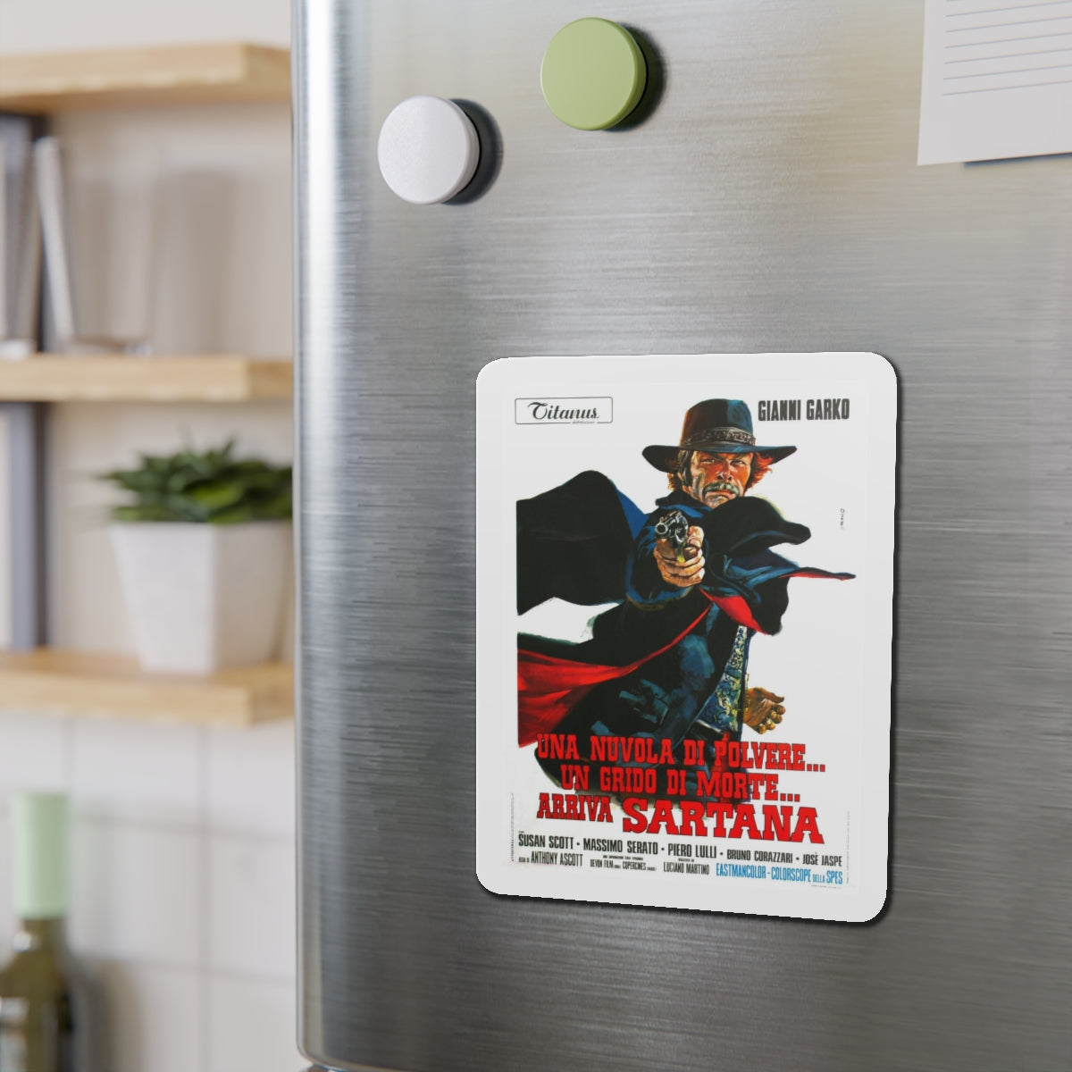 LIGHT THE FUSE... SARTANA IS COMING 1970 Movie Poster - Refrigerator Magnet-The Sticker Space