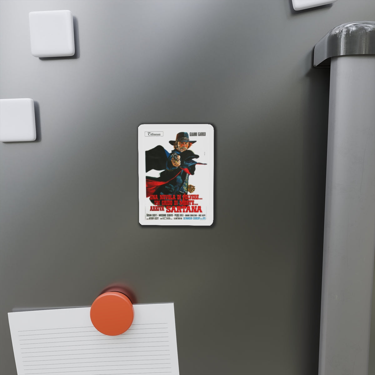 LIGHT THE FUSE... SARTANA IS COMING 1970 Movie Poster - Refrigerator Magnet-The Sticker Space