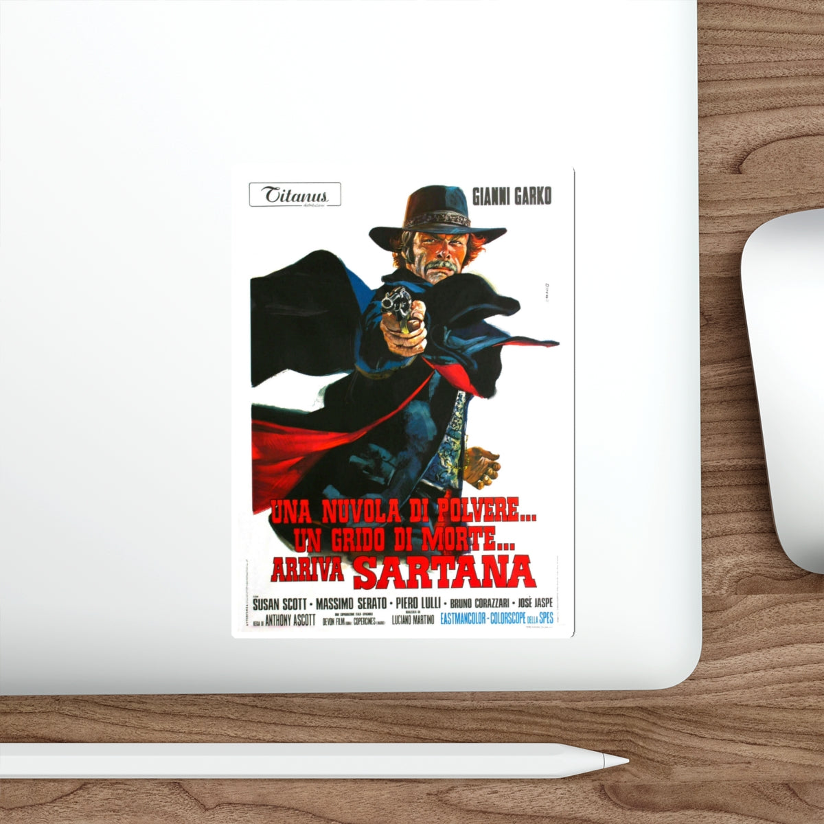 LIGHT THE FUSE... SARTANA IS COMING 1970 Movie Poster STICKER Vinyl Die-Cut Decal-The Sticker Space