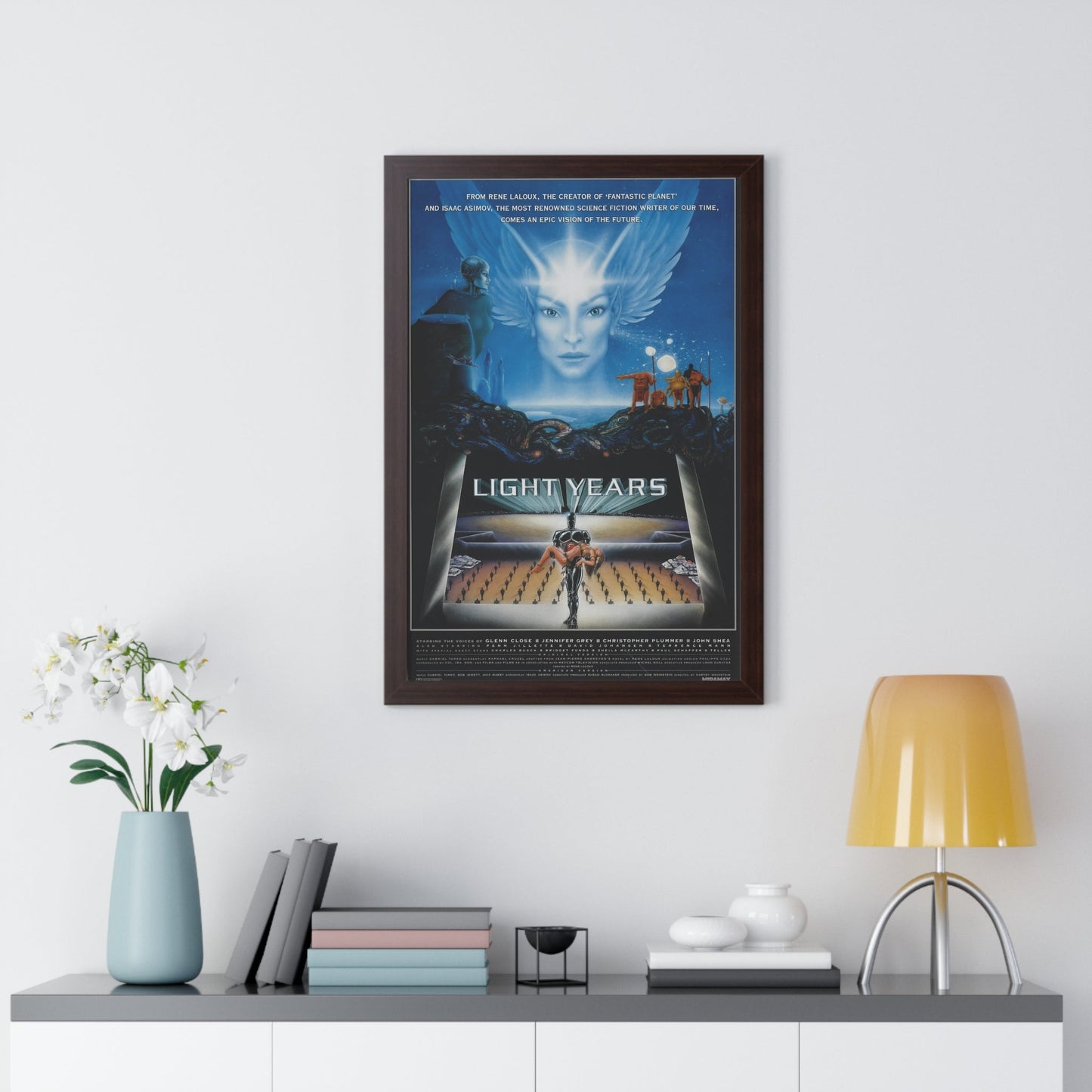 LIGHT YEARS 1988 - Framed Movie Poster-The Sticker Space