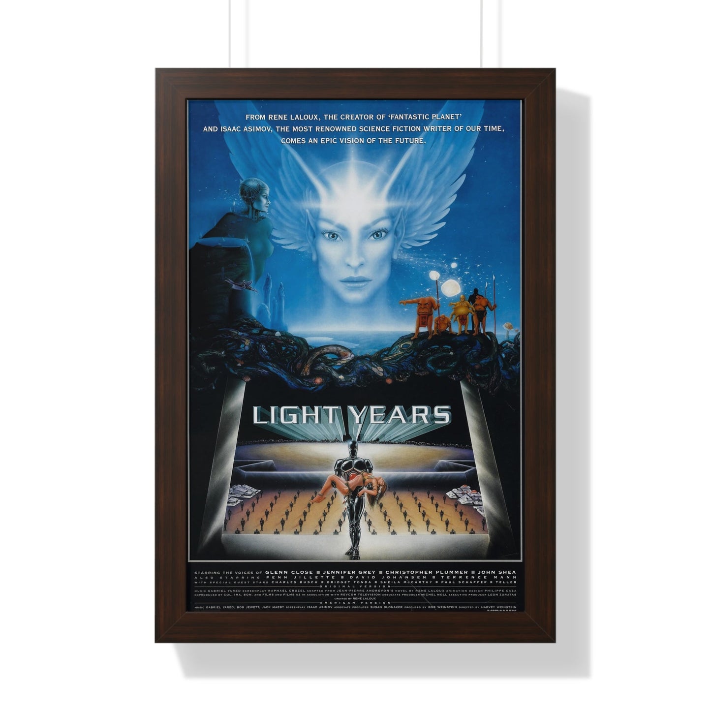 LIGHT YEARS 1988 - Framed Movie Poster-16″ x 24″-The Sticker Space