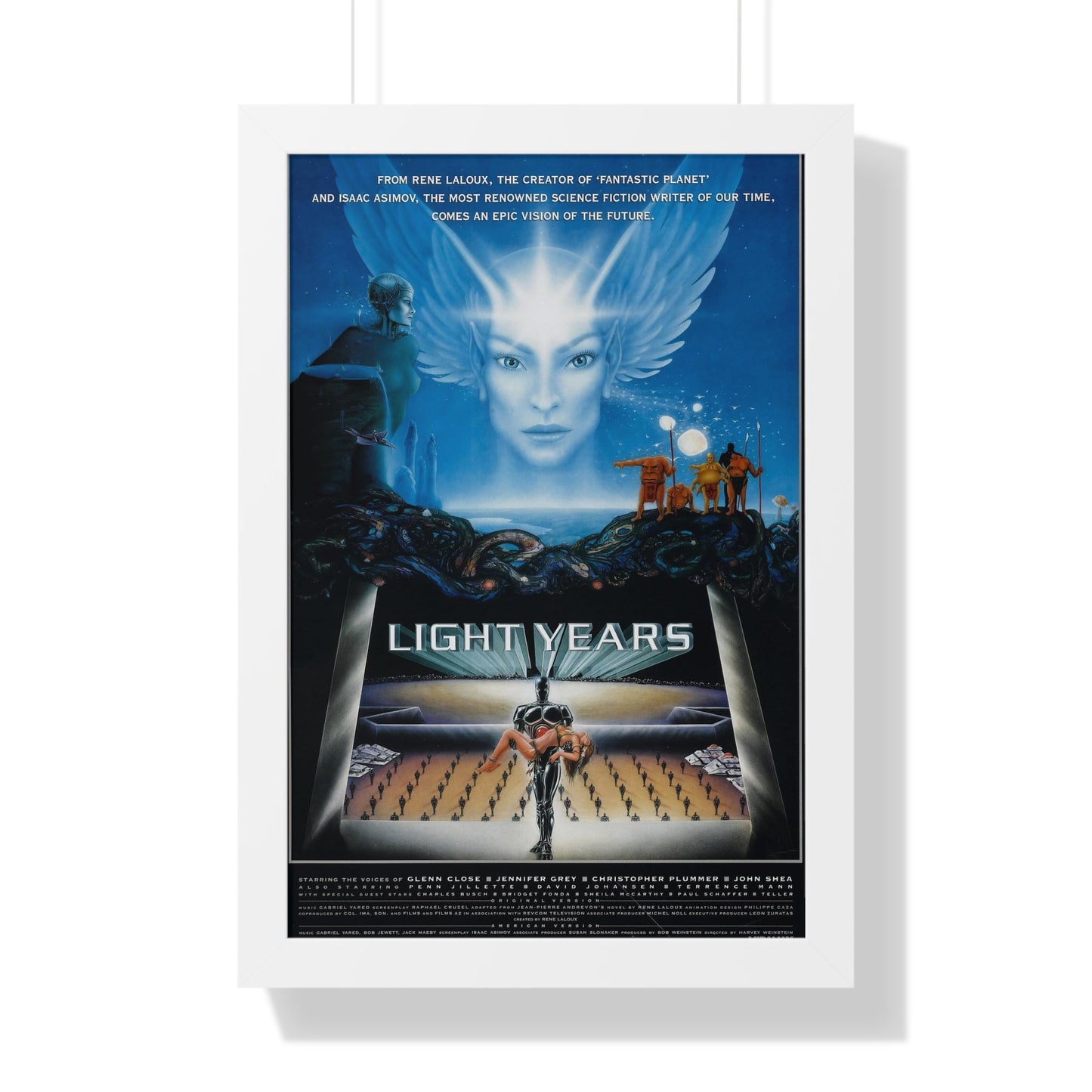 LIGHT YEARS 1988 - Framed Movie Poster-16″ x 24″-The Sticker Space