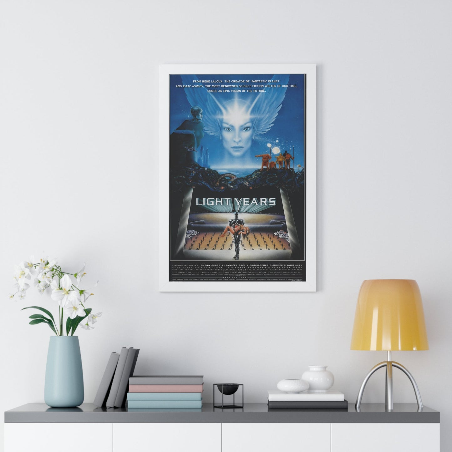 LIGHT YEARS 1988 - Framed Movie Poster-The Sticker Space