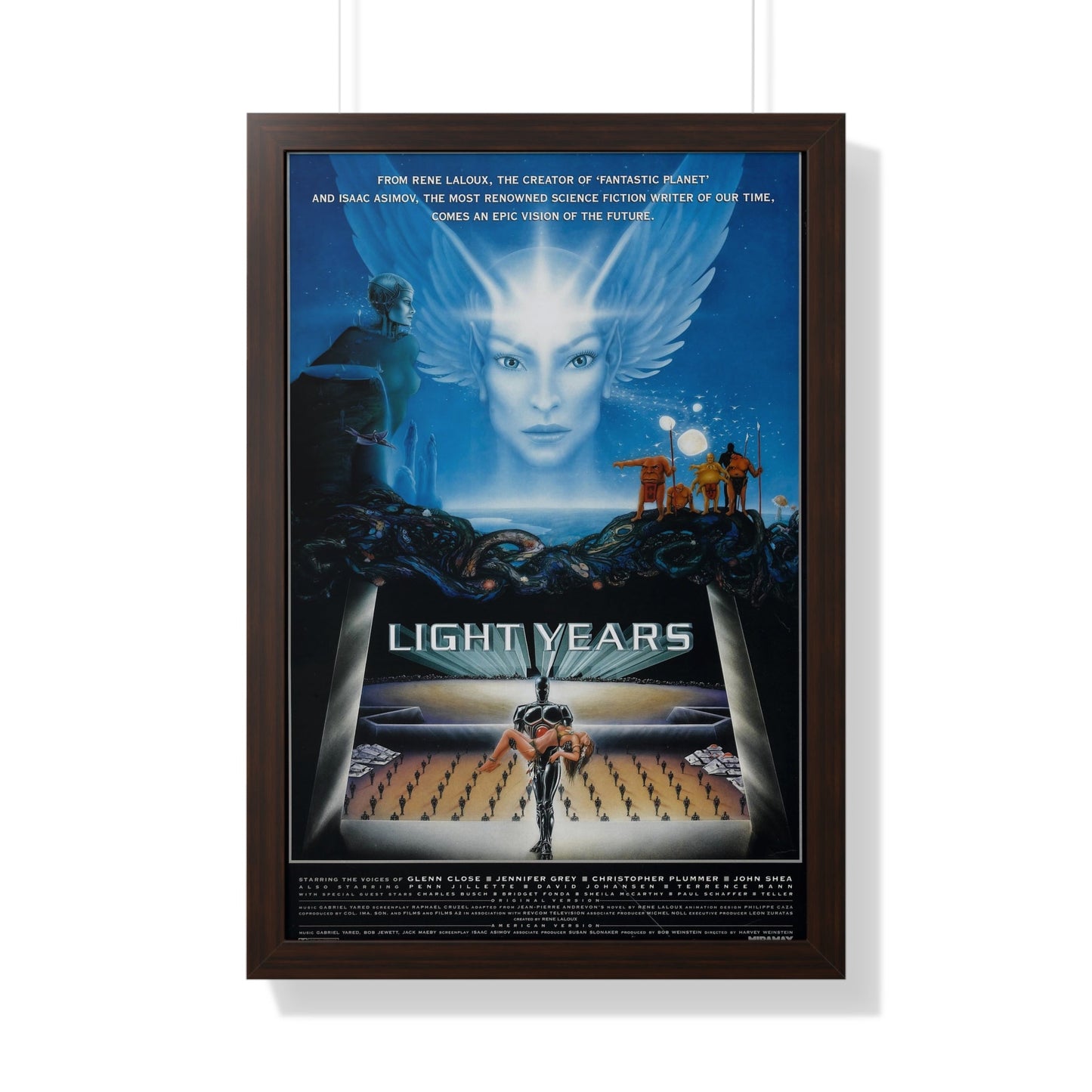 LIGHT YEARS 1988 - Framed Movie Poster-20" x 30"-The Sticker Space