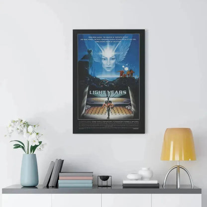 LIGHT YEARS 1988 - Framed Movie Poster - The Sticker Space