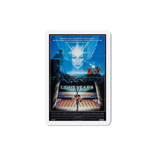Light Years 1988 Movie Poster Refrigerator Magnet 3 Inch - The Sticker Space