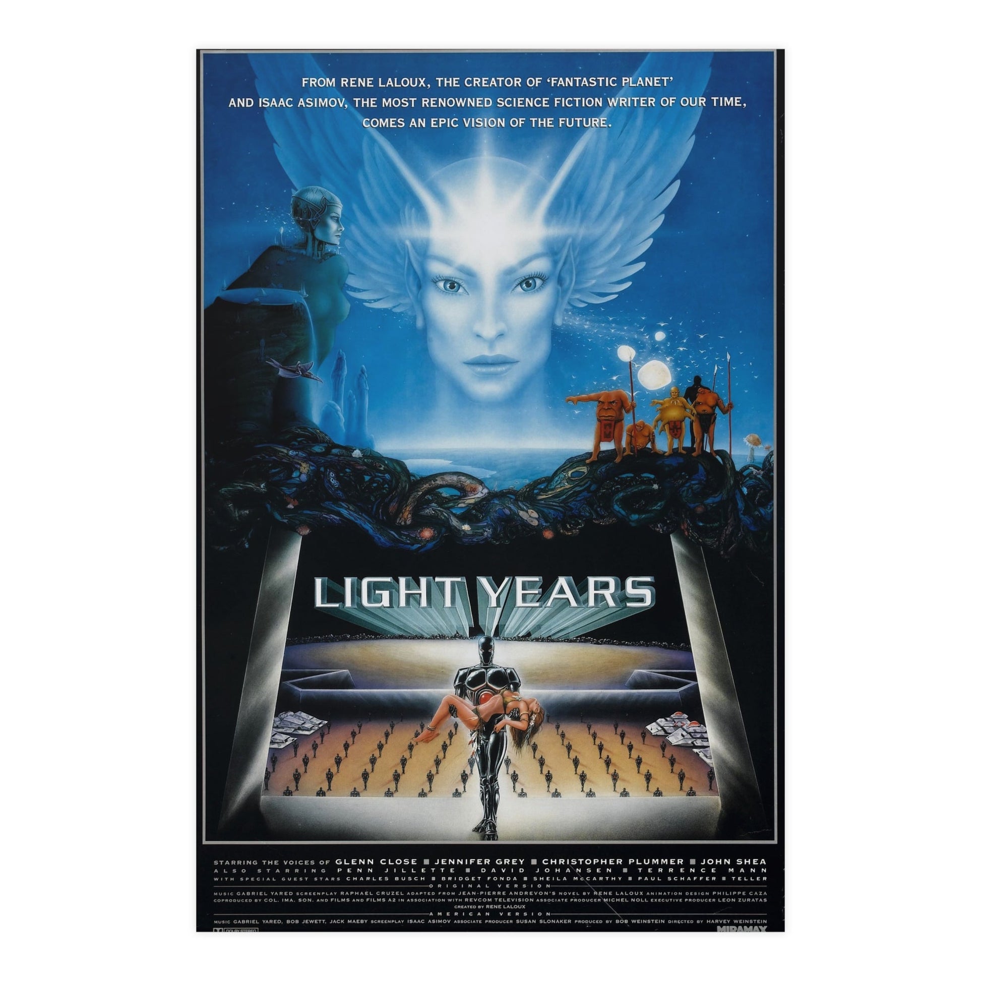 LIGHT YEARS 1988 - Paper Movie Poster-24″ x 36″ (Vertical)-The Sticker Space