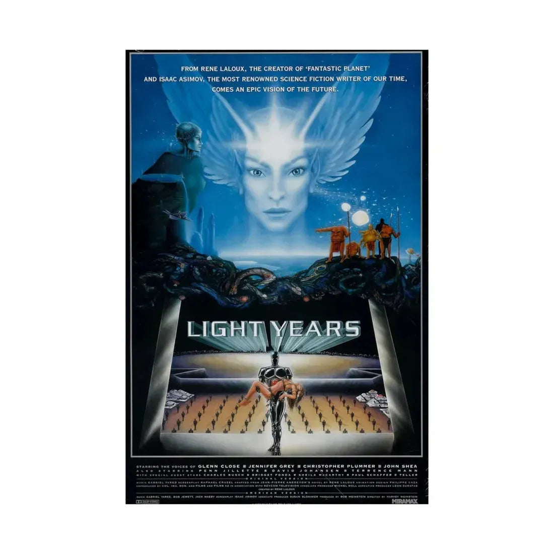 LIGHT YEARS 1988 - Paper Movie Poster - The Sticker Space