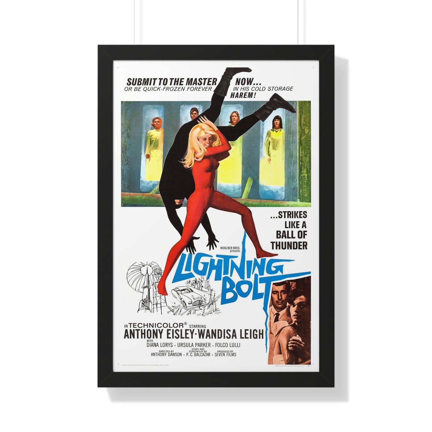 LIGHTNING BOLT 1966 - Framed Movie Poster-20" x 30"-The Sticker Space