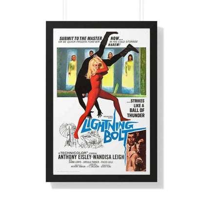 LIGHTNING BOLT 1966 - Framed Movie Poster - The Sticker Space