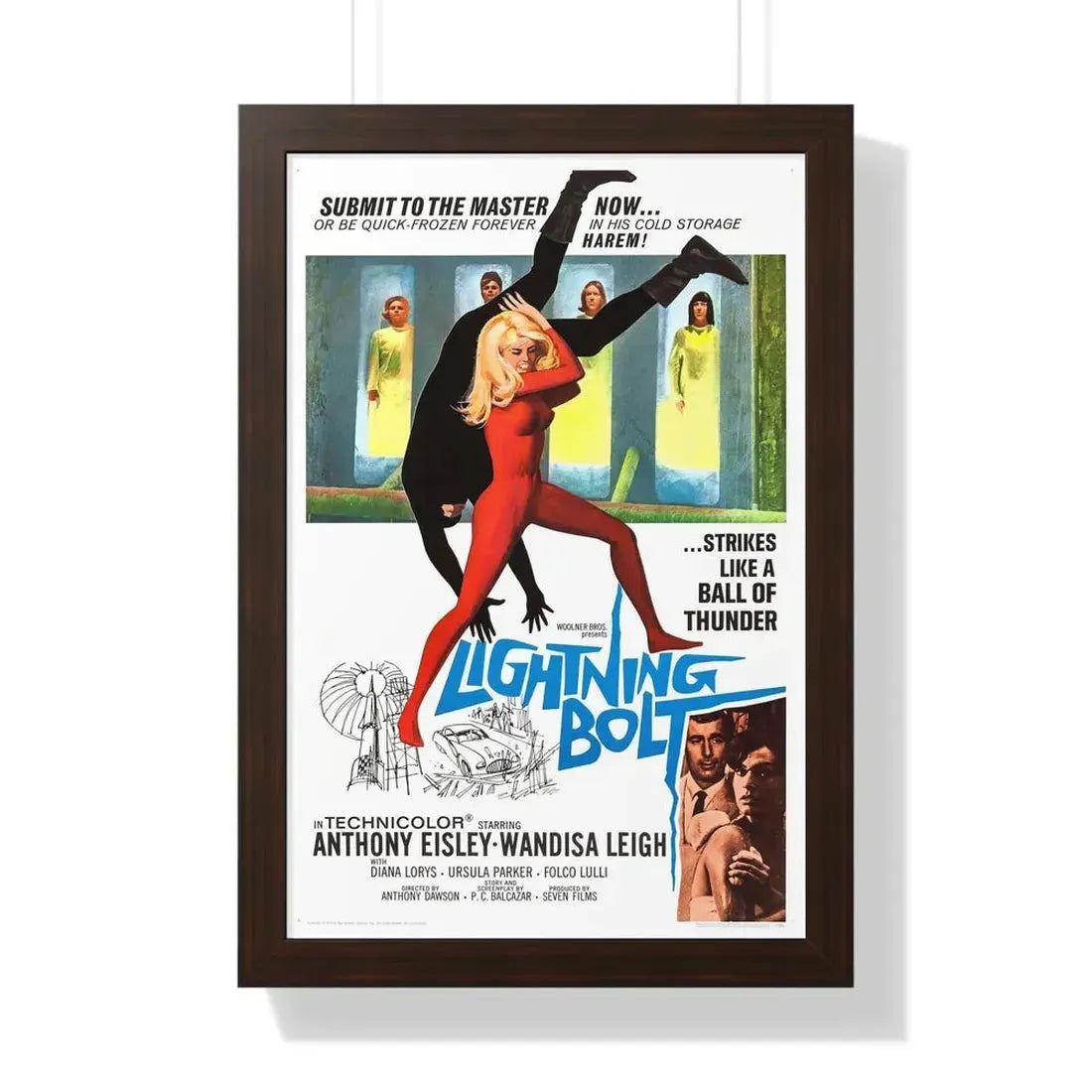 LIGHTNING BOLT 1966 - Framed Movie Poster - The Sticker Space