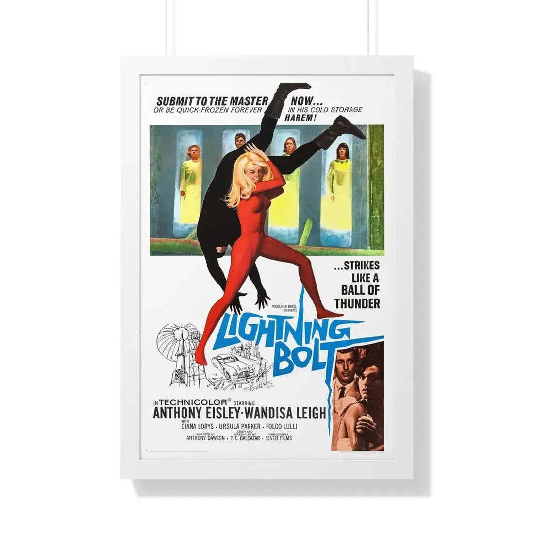 LIGHTNING BOLT 1966 - Framed Movie Poster - The Sticker Space