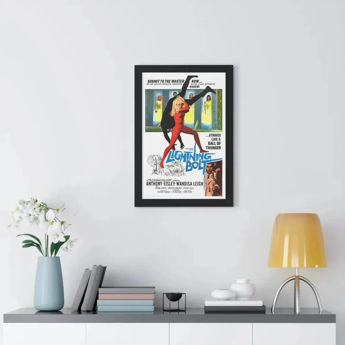 LIGHTNING BOLT 1966 - Framed Movie Poster - The Sticker Space