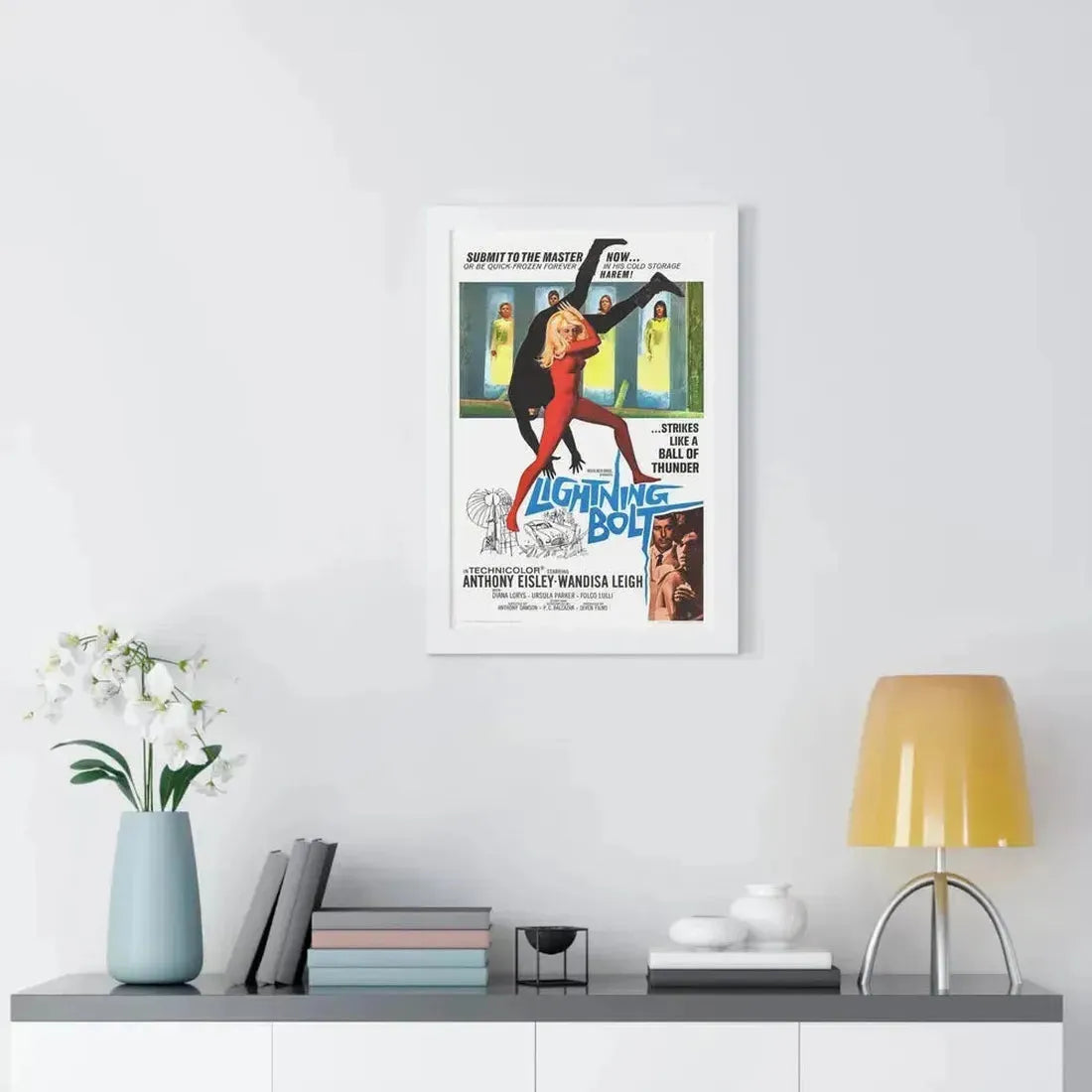 LIGHTNING BOLT 1966 - Framed Movie Poster - The Sticker Space