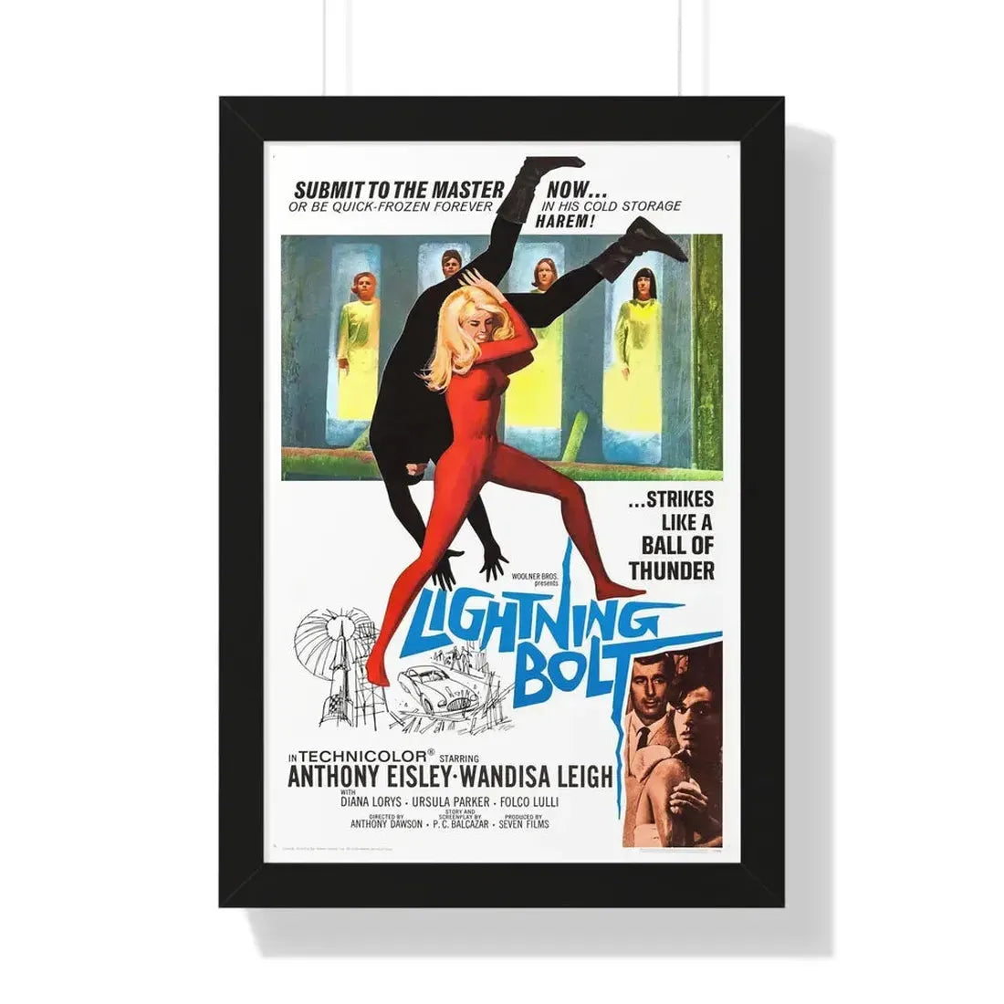 LIGHTNING BOLT 1966 - Framed Movie Poster - The Sticker Space