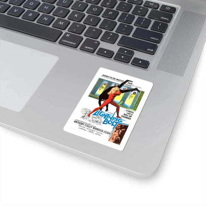 LIGHTNING BOLT 1966 Movie Poster - STICKER Vinyl Kiss-Cut Decal - The Sticker Space