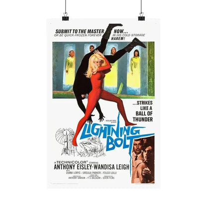 LIGHTNING BOLT 1966 - Paper Movie Poster 12″ x 18″ Matte - The Sticker Space