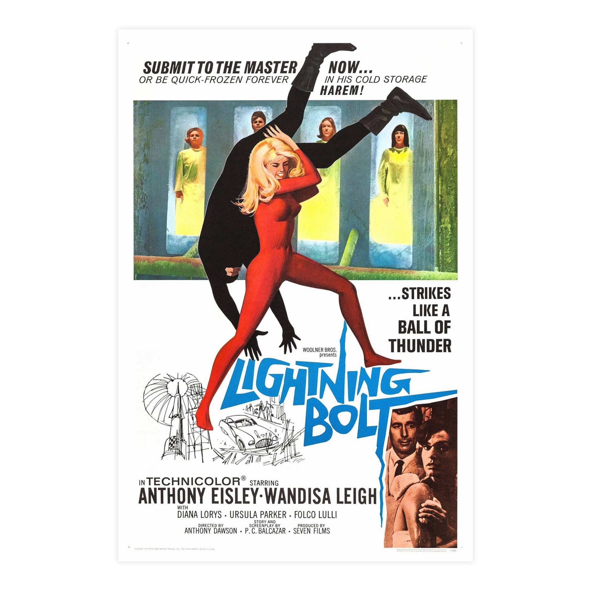 LIGHTNING BOLT 1966 - Paper Movie Poster-24″ x 36″ (Vertical)-The Sticker Space