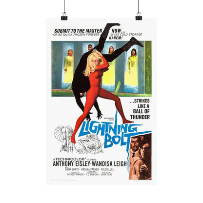 LIGHTNING BOLT 1966 - Paper Movie Poster - The Sticker Space