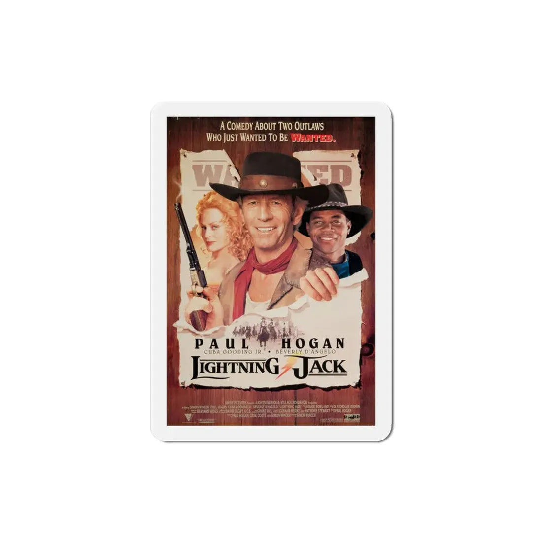 Lightning Jack 1994 Movie Poster Refrigerator Magnet - The Sticker Space