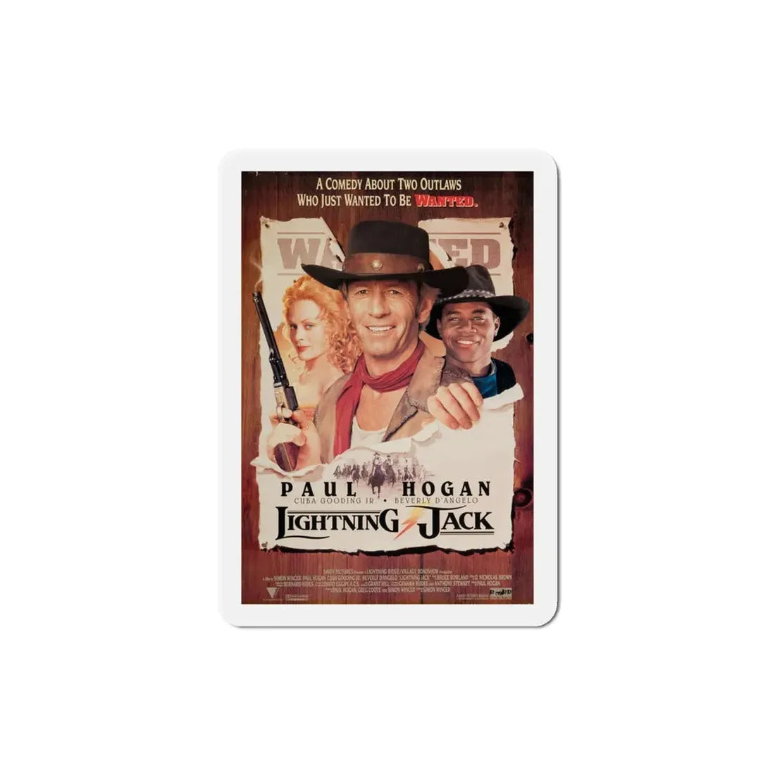 Lightning Jack 1994 Movie Poster Refrigerator Magnet - The Sticker Space