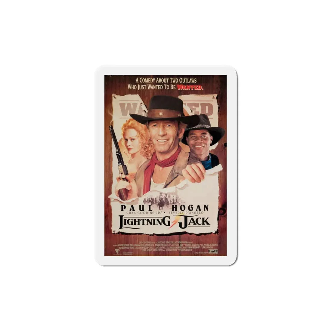 Lightning Jack 1994 Movie Poster Refrigerator Magnet - The Sticker Space