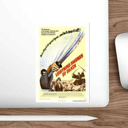 Lightning Swords of Death 1973 Movie Poster STICKER Vinyl Die-Cut Decal-The Sticker Space