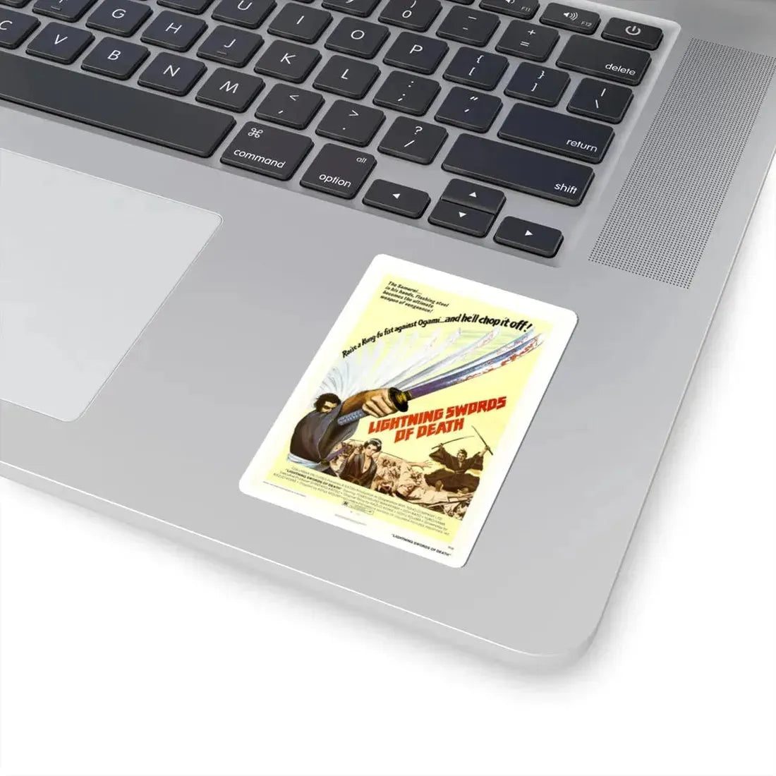 Lightning Swords of Death 1973 Movie Poster - STICKER Vinyl Kiss-Cut Decal - The Sticker Space