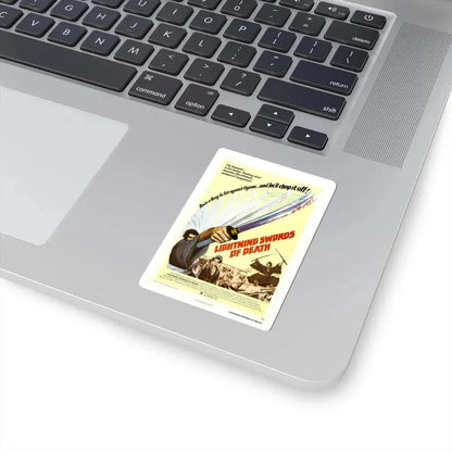 Lightning Swords of Death 1973 Movie Poster - STICKER Vinyl Kiss-Cut Decal - The Sticker Space