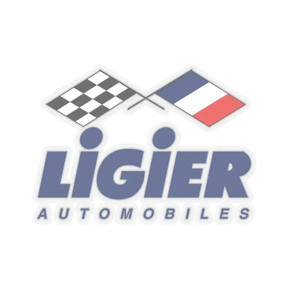 Ligier Automobiles (old 1) (Logo) STICKER Vinyl Kiss-Cut Decal 3 Inch Transparent - The Sticker Space