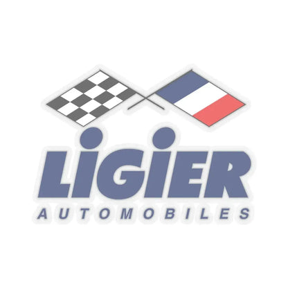 Ligier Automobiles (old 1) (Logo) STICKER Vinyl Kiss-Cut Decal 4 Inch Transparent - The Sticker Space