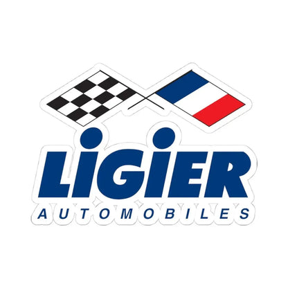 Ligier Automobiles (old 1) (Logo) STICKER Vinyl Kiss-Cut Decal 4 Inch White - The Sticker Space
