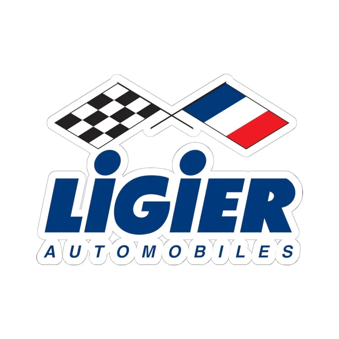 Ligier Automobiles (old 1) (Logo) STICKER Vinyl Kiss-Cut Decal 6 Inch White - The Sticker Space