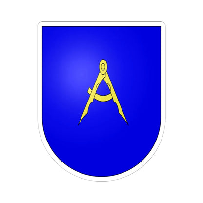 Lignières-coat of arms (Switzerland) (Coat of Arms) STICKER Vinyl Kiss-Cut Decal 6 Inch White - The Sticker Space