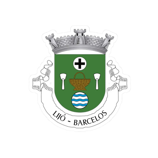 Lijó (Portugal) (Coat of Arms) STICKER Vinyl Kiss-Cut Decal 2 Inch White - The Sticker Space