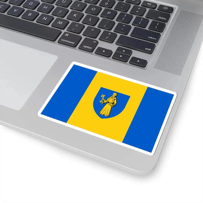 Lille vlag (Belgium) STICKER Vinyl Kiss-Cut Decal - The Sticker Space