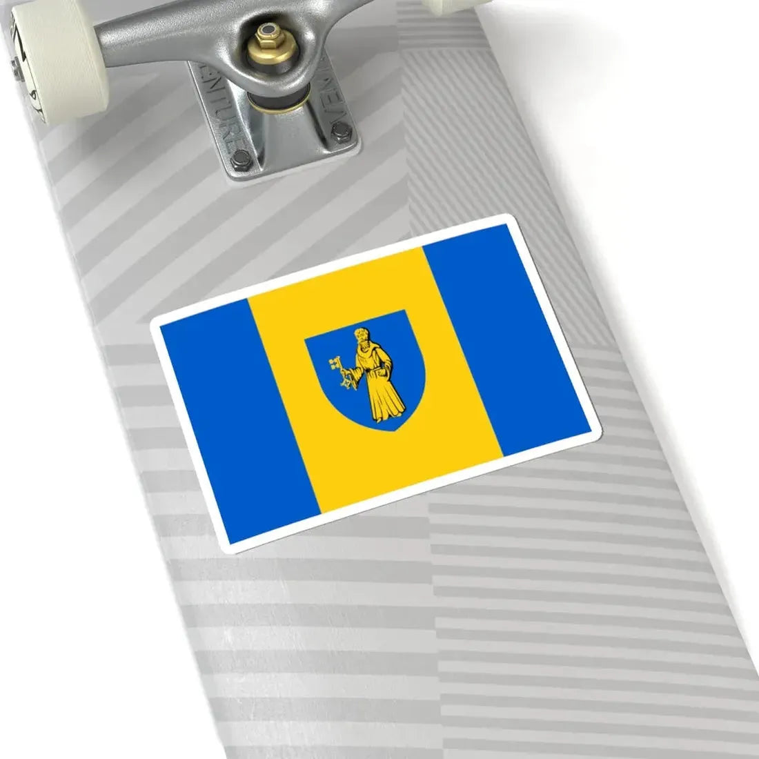 Lille vlag (Belgium) STICKER Vinyl Kiss-Cut Decal - The Sticker Space