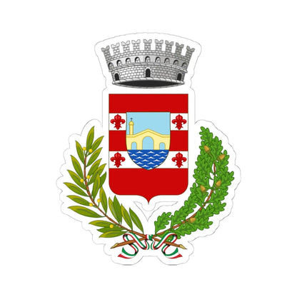 Lillianes-Stemma (Italy) (Coat of Arms) STICKER Vinyl Kiss-Cut Decal 6 Inch White - The Sticker Space