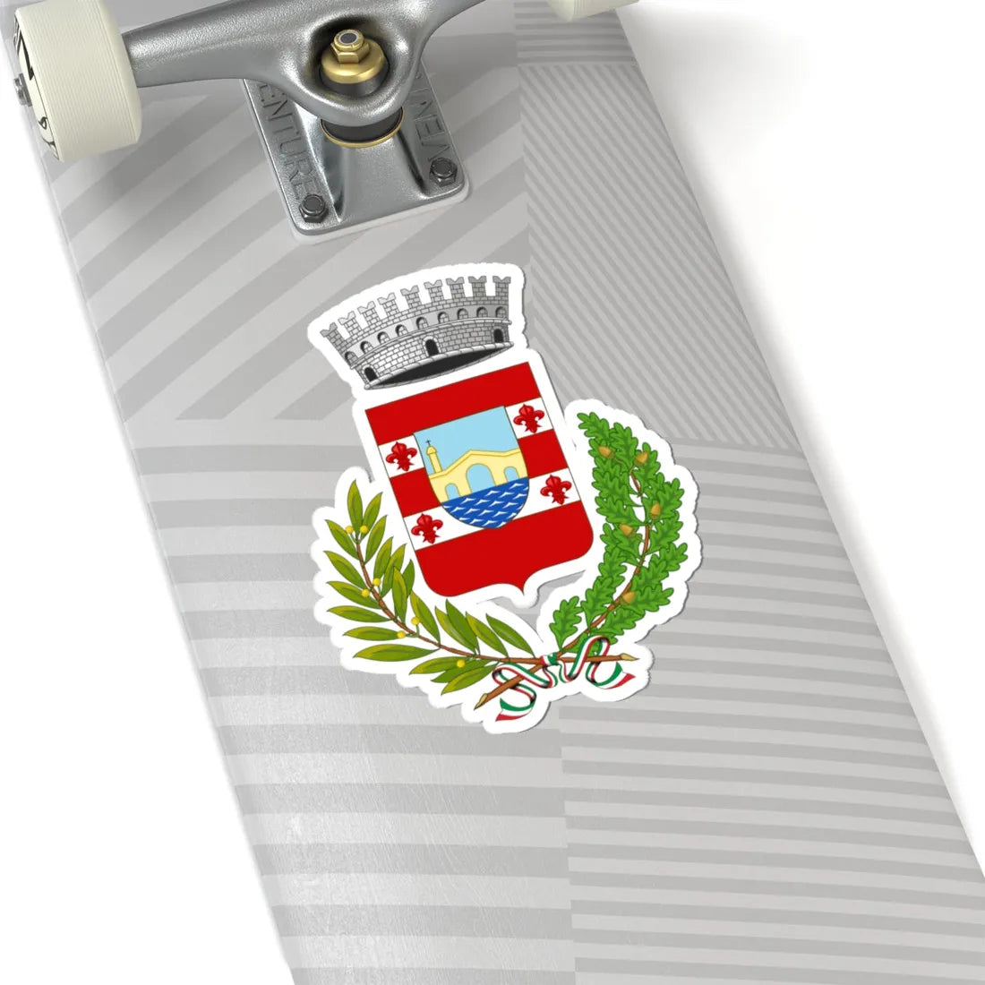 Lillianes-Stemma (Italy) (Coat of Arms) STICKER Vinyl Kiss-Cut Decal - The Sticker Space