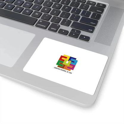 Lima region flag (Peru) STICKER Vinyl Kiss-Cut Decal - The Sticker Space