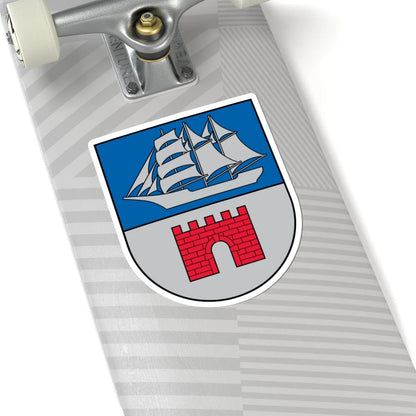 Limbažu novada ģerbonis (Latvia) (Coat of Arms) STICKER Vinyl Kiss-Cut Decal - The Sticker Space
