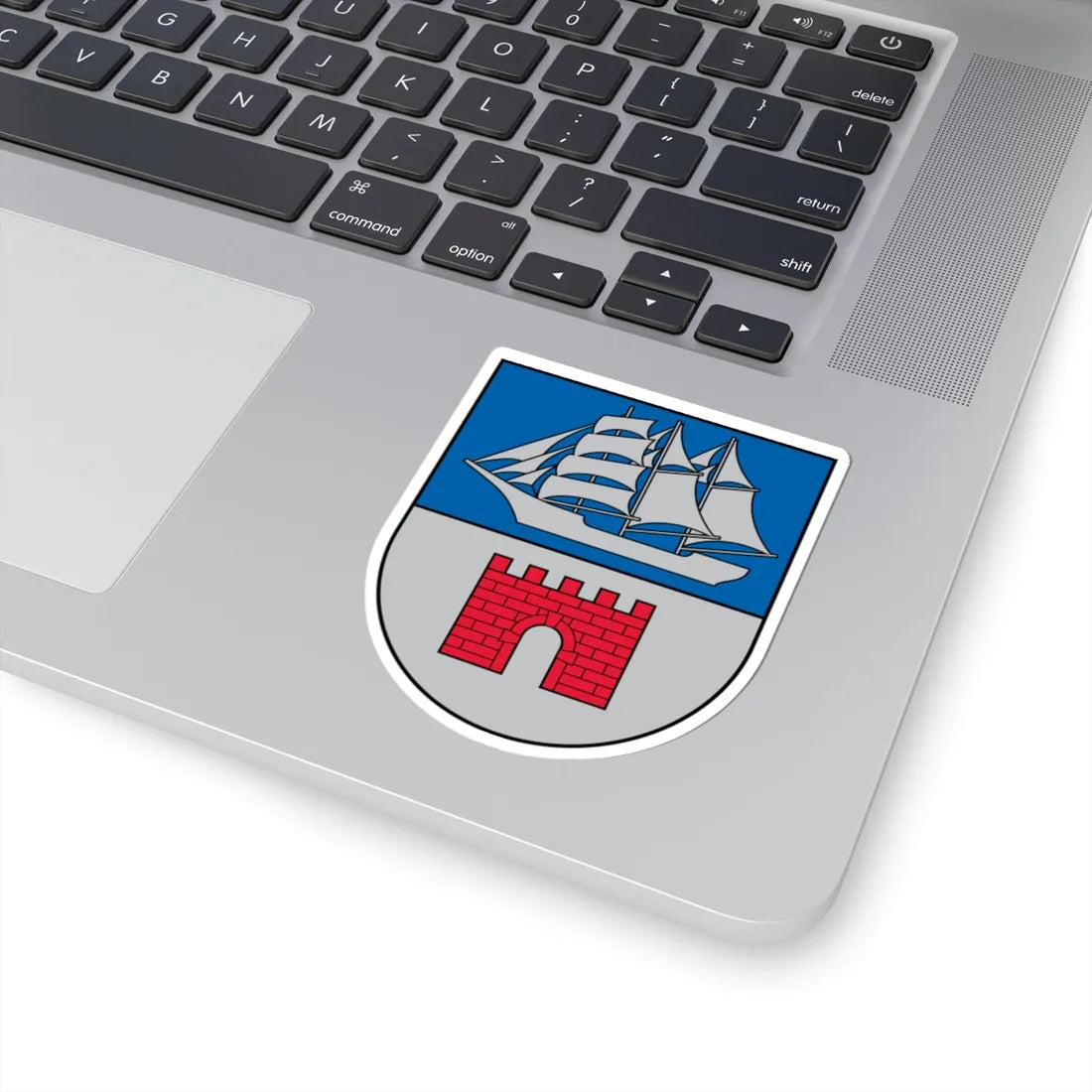 Limbažu novada ģerbonis (Latvia) (Coat of Arms) STICKER Vinyl Kiss-Cut Decal - The Sticker Space