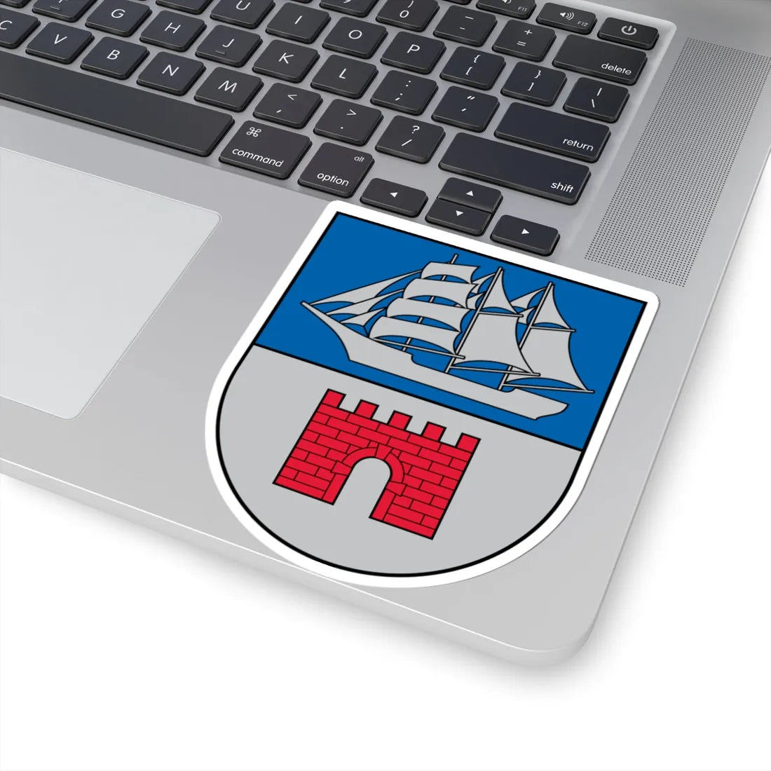 Limbažu novada ģerbonis (Latvia) (Coat of Arms) STICKER Vinyl Kiss-Cut Decal - The Sticker Space