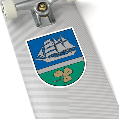 Limbažu rajona ģerbonis (Latvia) (Coat of Arms) STICKER Vinyl Kiss-Cut Decal - The Sticker Space