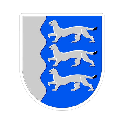 Liminka.vaakuna (Finland) (Coat of Arms) STICKER Vinyl Kiss-Cut Decal 4 Inch White - The Sticker Space