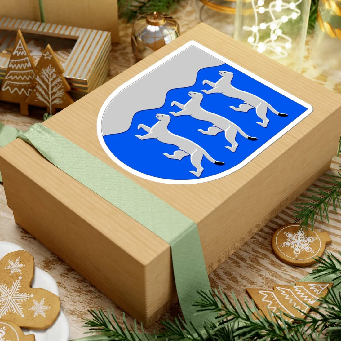 Liminka.vaakuna (Finland) (Coat of Arms) STICKER Vinyl Kiss-Cut Decal - The Sticker Space